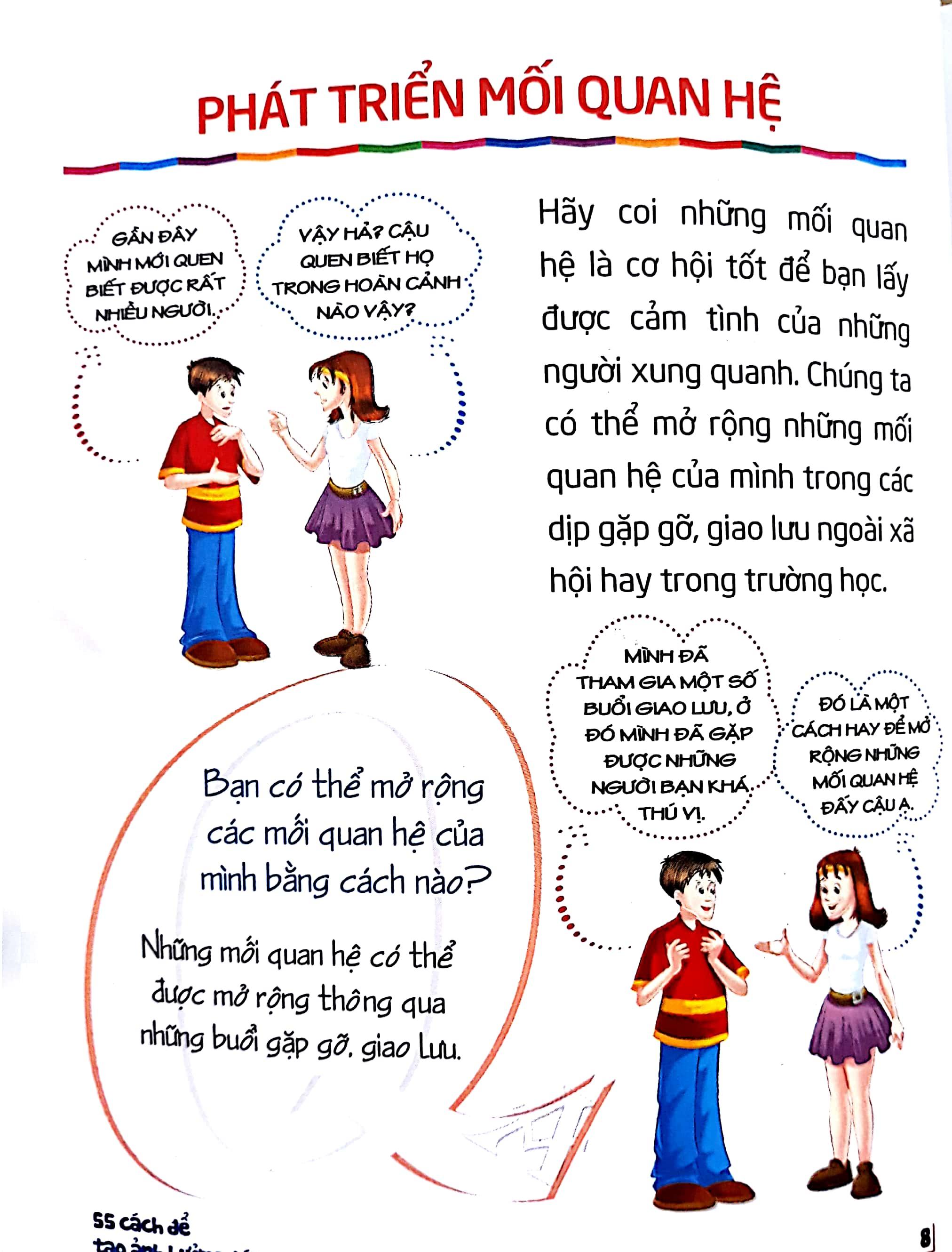 Tủ Sách Kĩ Năng Sống Dành Cho Học Sinh - 55 Cách Để Tạo Ảnh Hưởng Tới Người Khác