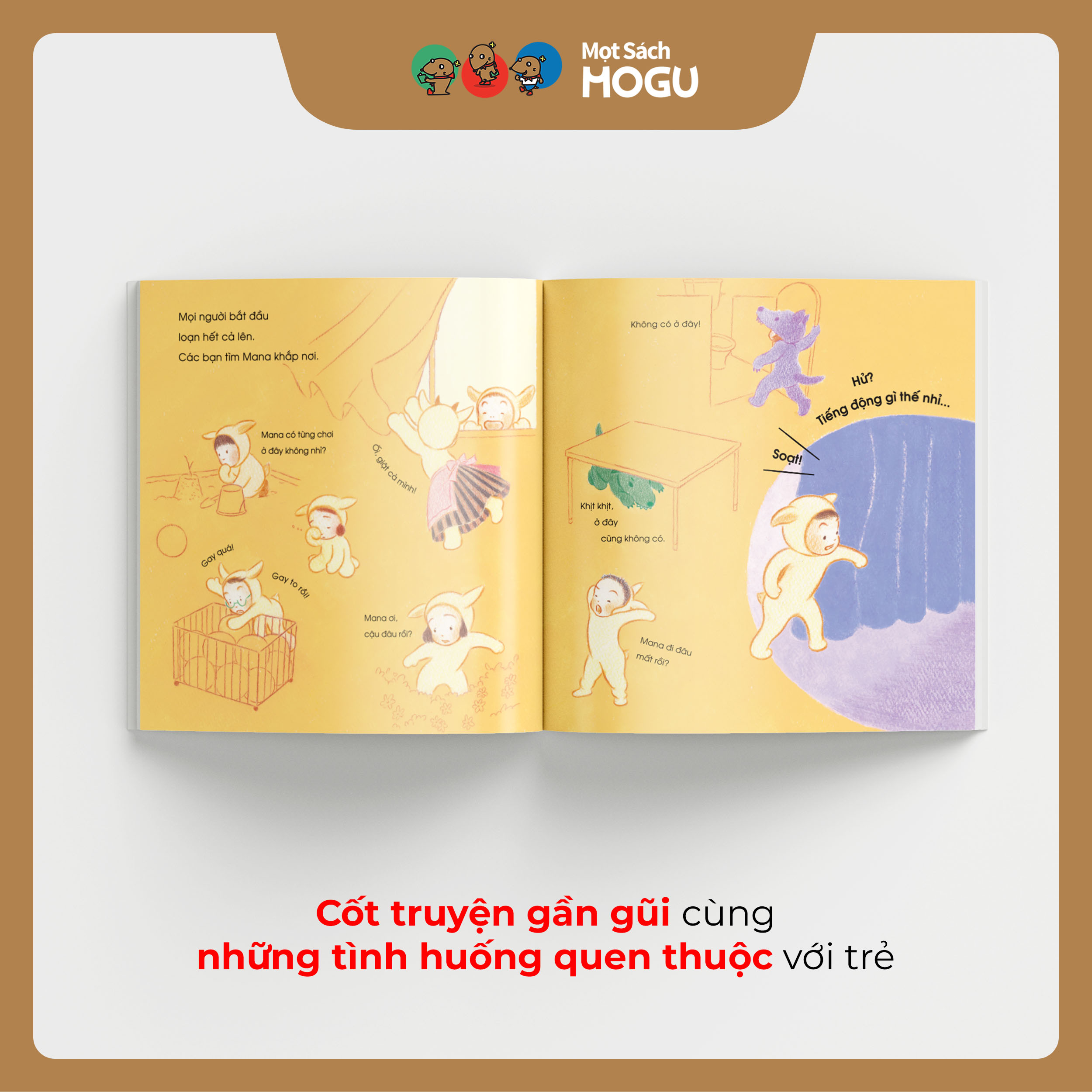 Truyện Ehon bé 3-4-5 tuổi - Mana là Sói