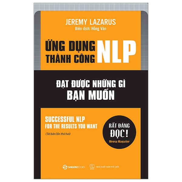 Combo Sách Thành Công Trong Kinh Doanh Nhờ NLP + Ứng Dụng Thành Công NLP (Bộ 2 Cuốn)