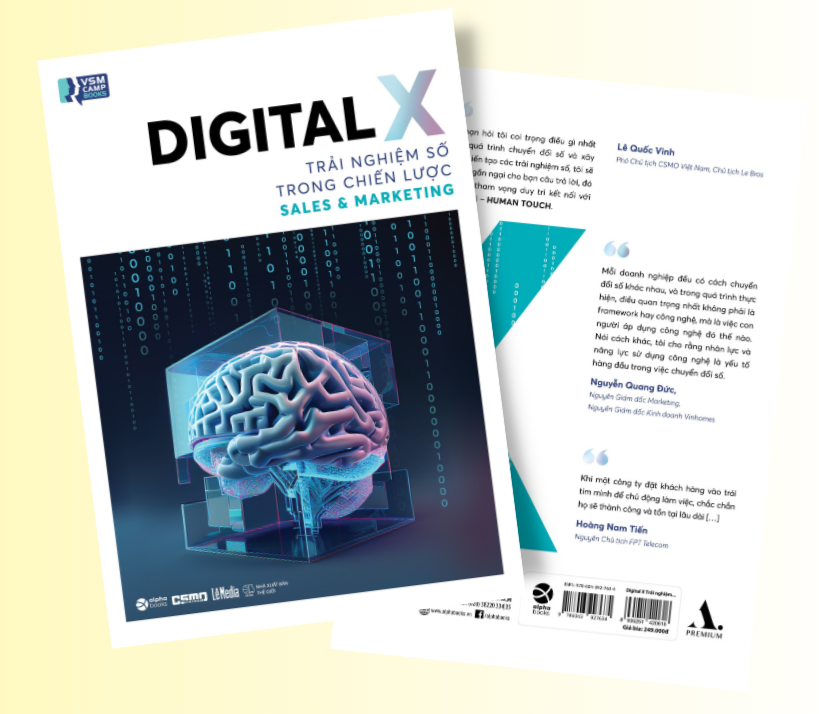 Digital X - Trải Nghiệm Số Trong Chiến Lược Sales & Marketing - VSMCamp Books - Bản Quyền