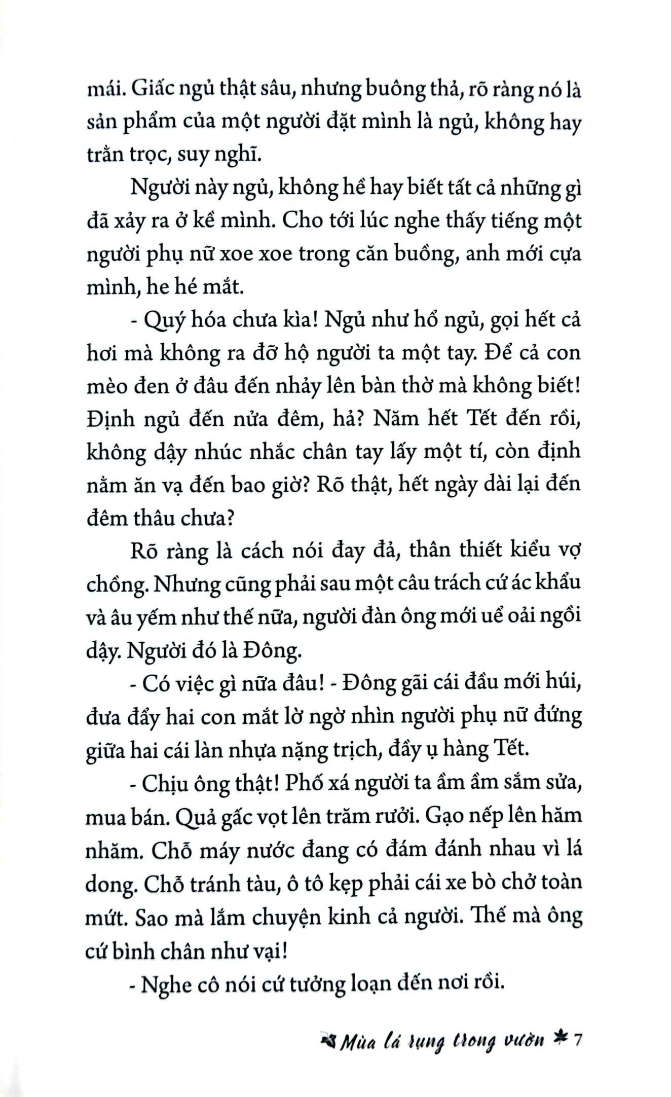 Mùa Lá Rụng Trong Vườn