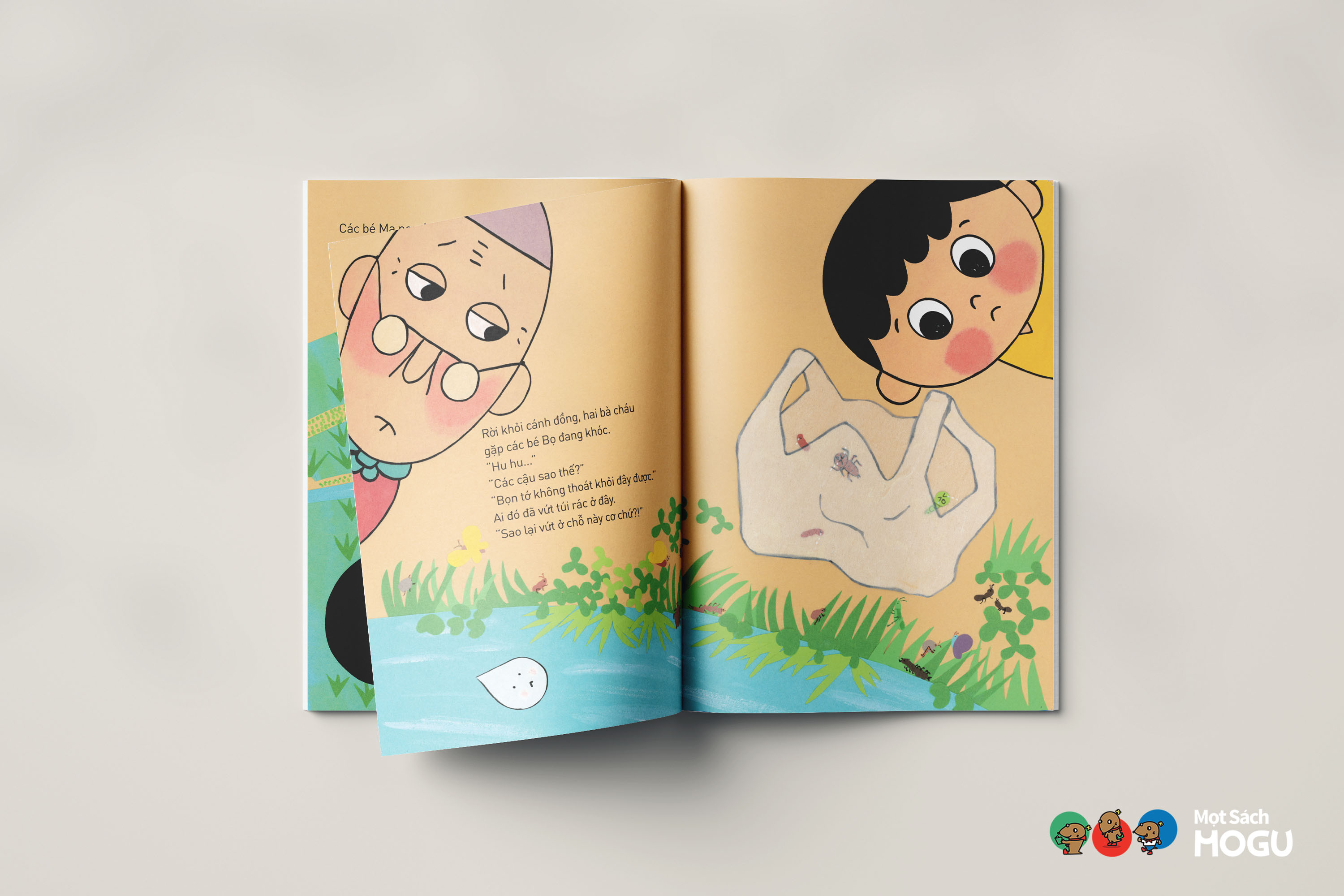 Truyện Ehon bé 3-4-5 tuổi - Bà Phí Quá - Đi Theo Sông