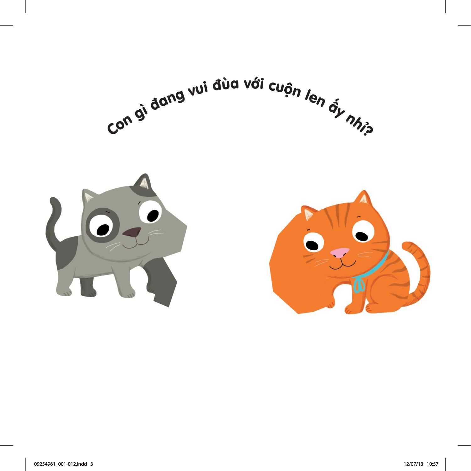 Sách Chuyển Động Thông Minh Đa Ngữ Việt - Anh - Pháp: Động Vật Nuôi - Domestic Animals - Les Animaux De Compagnie