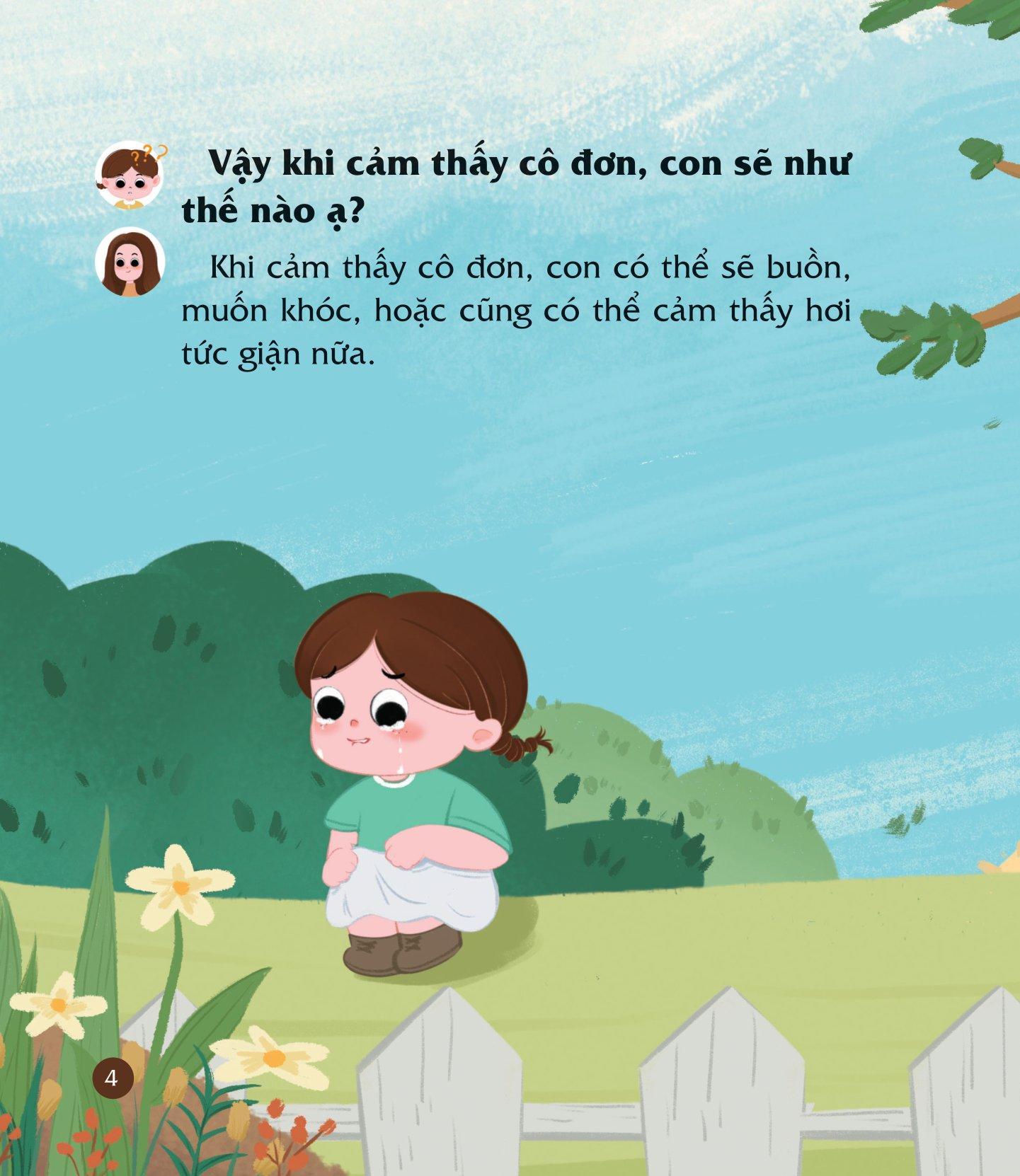 Sách Cùng Con Nuôi Dưỡng Cảm Xúc Tích Cực - Con Không Cô Đơn