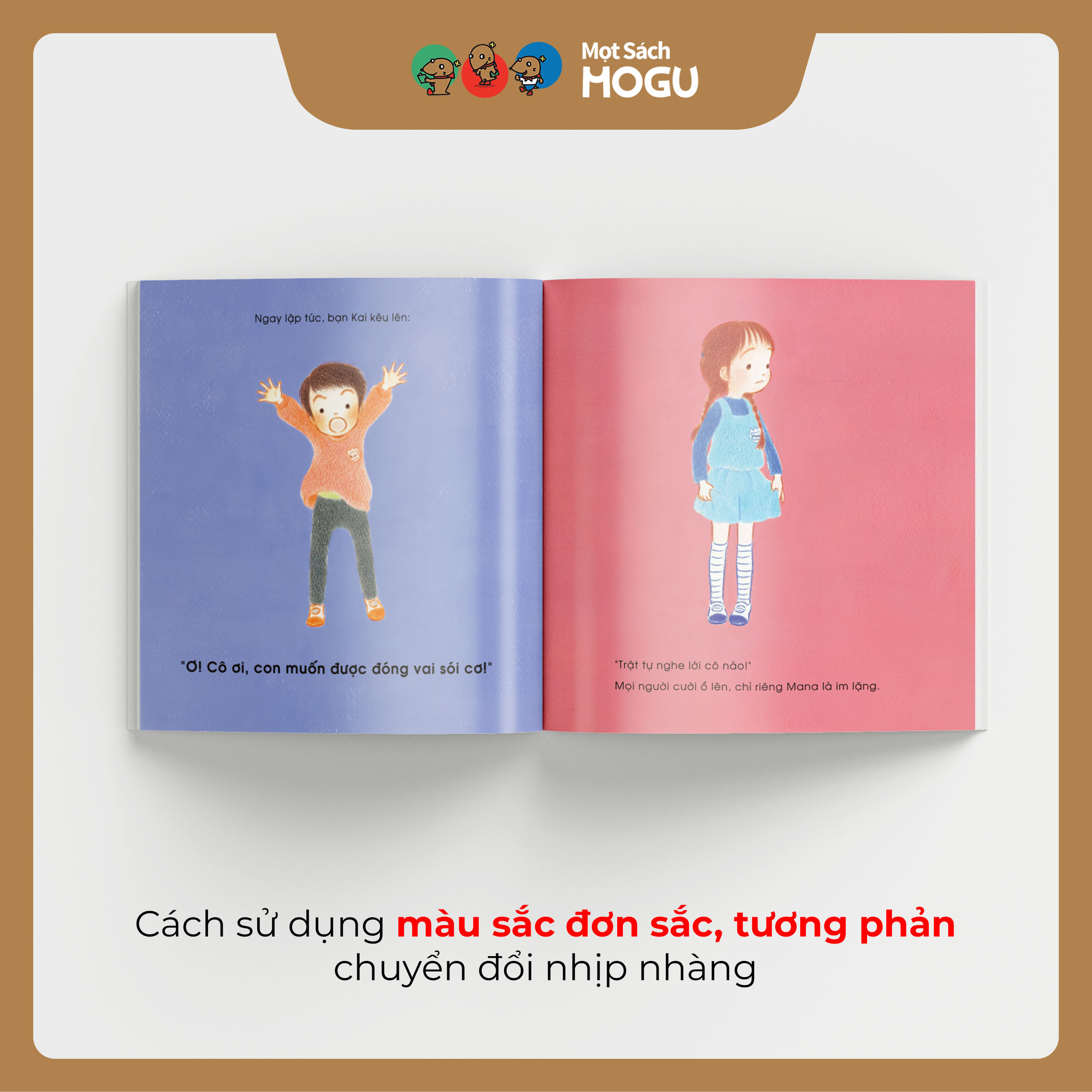 Truyện Ehon bé 3-4-5 tuổi - Mana là Sói