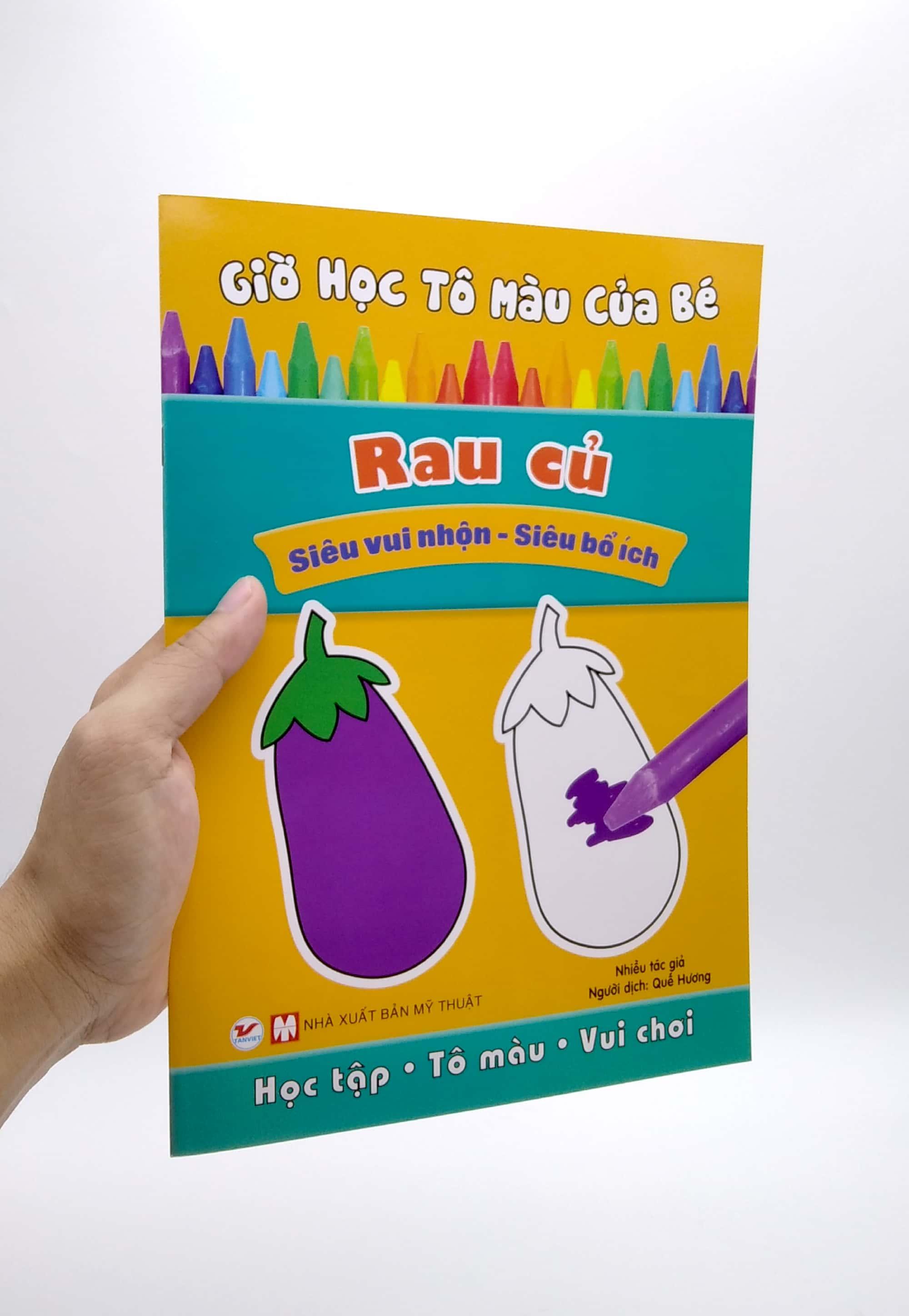 Giờ Học Tô Màu Của Bé - Rau Củ (Siêu Vui Nhộn - Siêu Bổ Ích)