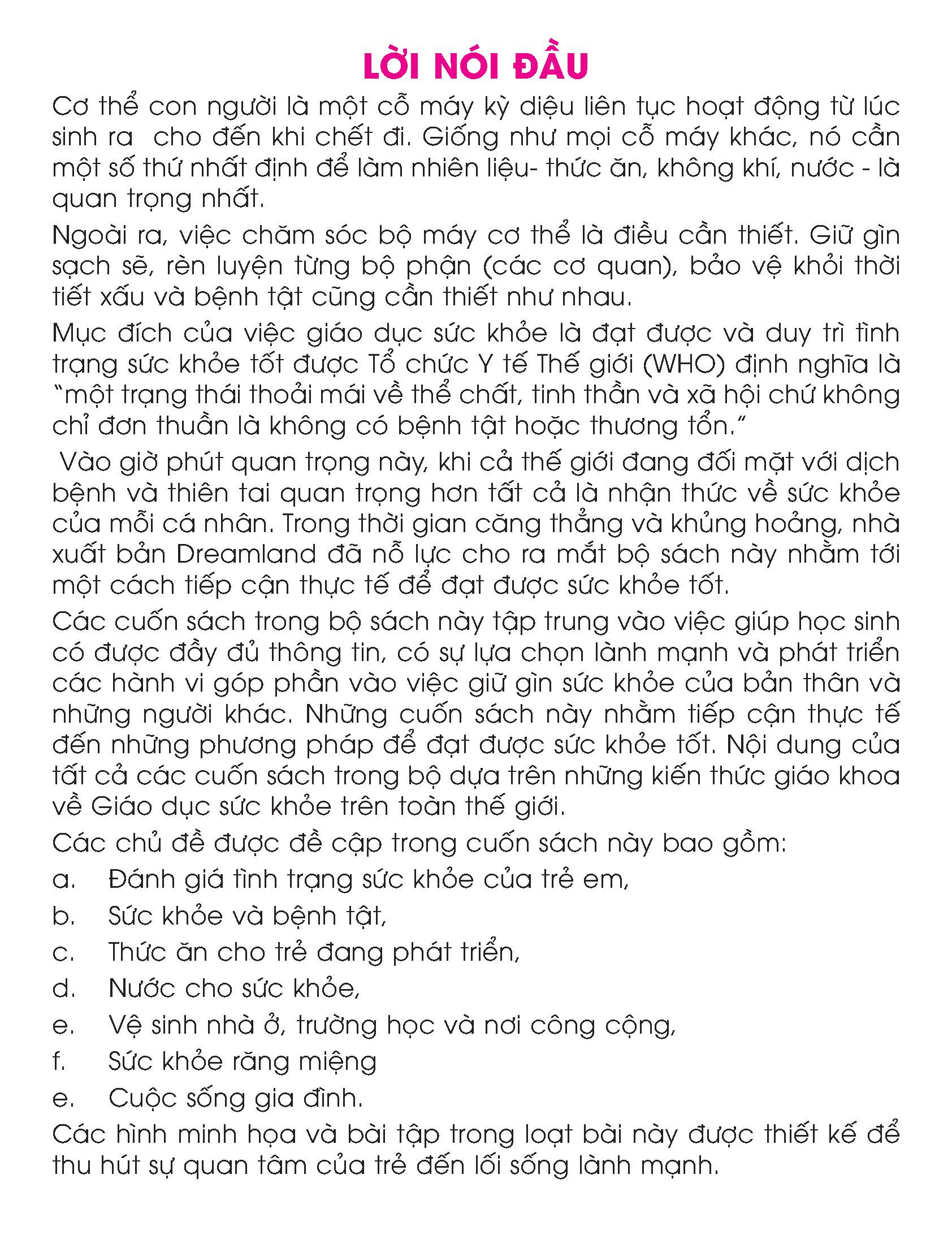 Kiến Thức Và Kỹ Năng Dành Cho Học Sinh - Chăm Sóc Sức Khoẻ