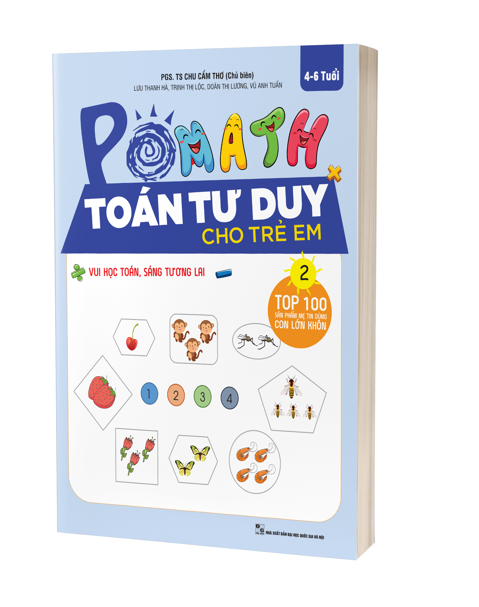 Combo 3 Cuốn Pomath Toán Tư Duy Cho Trẻ Em (Tập 4,5,6)