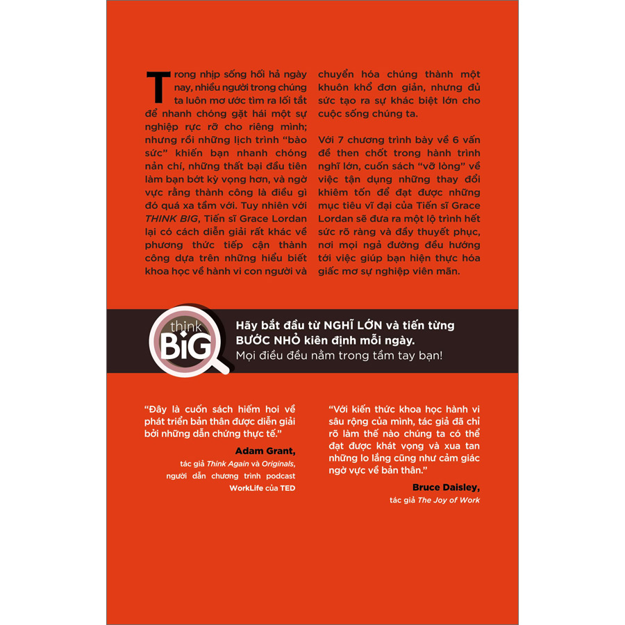 Think Big-Bước Chuyển Thần Kỳ Trong Sự Nghiệp Bắt Đầu Từ Nghĩ Lớn