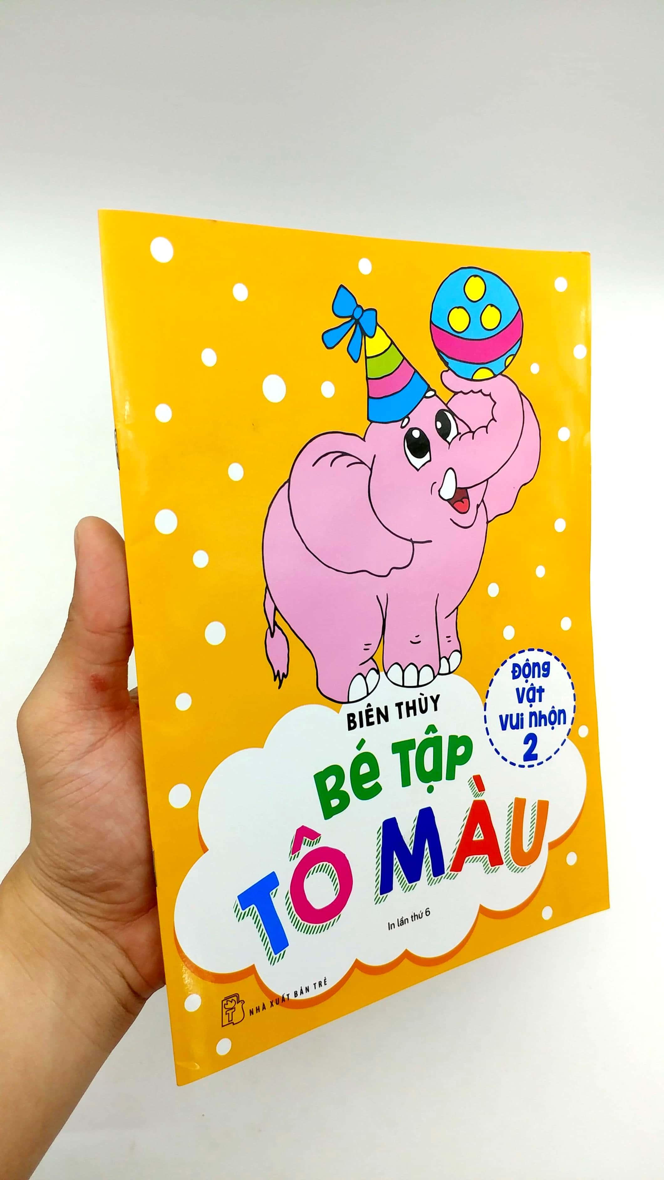 Bé Tập Tô Màu - Động Vật Vui Nhộn (Tập 2) (Tái Bản 2019)