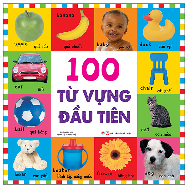 Combo 6 cuốnTừ vựng đầu tiên cho bé (Từ vựng, phương tiện, động vật, màu sắc hình dạng số đếm, con số, trang trại (tân việt)