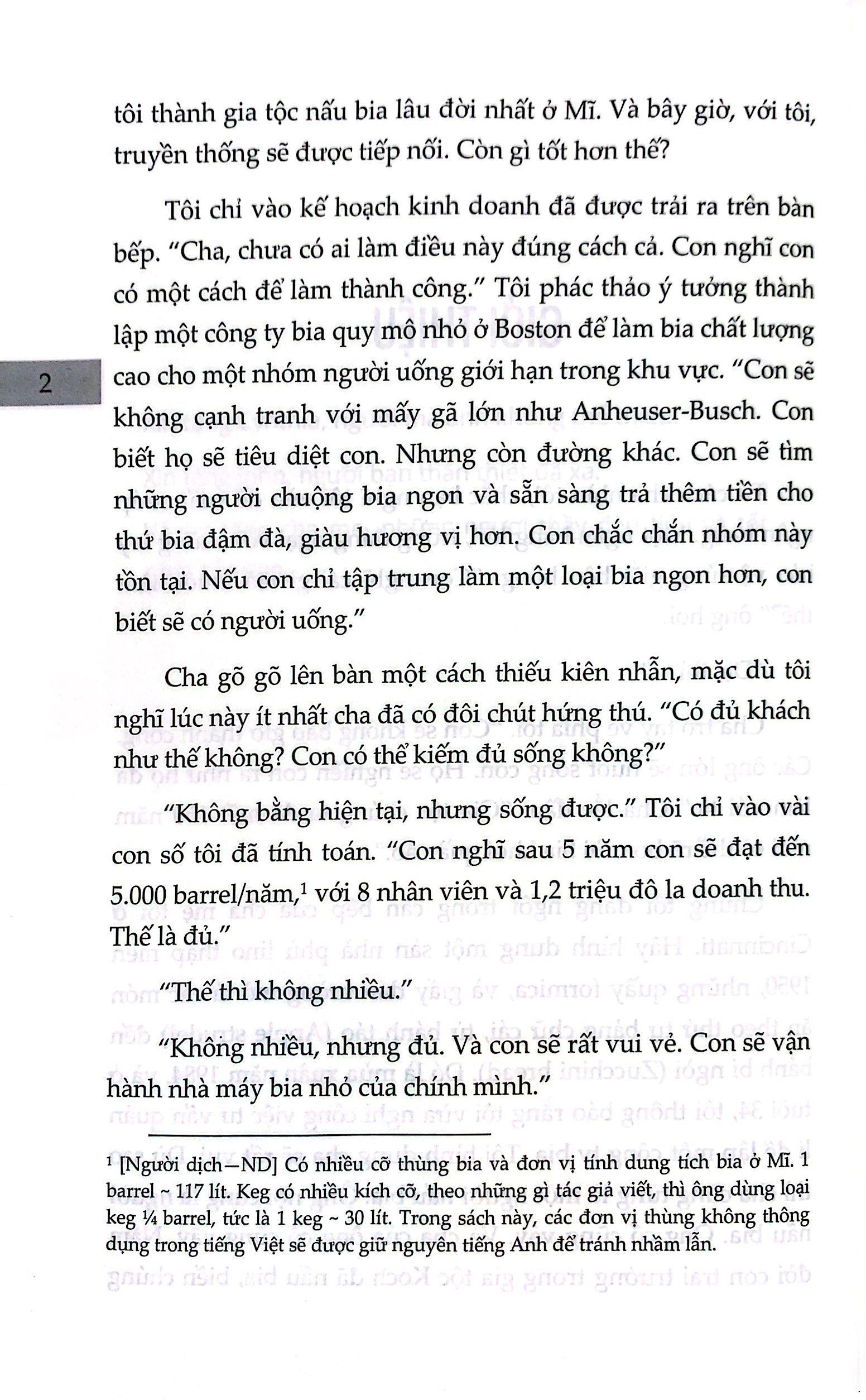Đam Mê Ủ Ra Tiền - 42 Bài Học Thực Chiến Để Làm Giàu Từ Đam Mê Của Tỉ Phú Bia Thủ Công Jim Koch