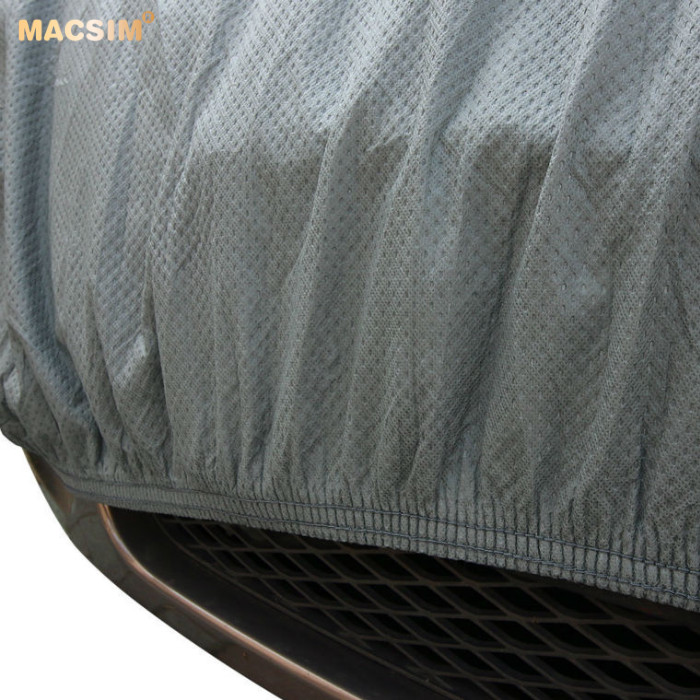 Bạt phủ ô tô chất liệu vải không dệt 3 lớp cao cấp thương hiệu MACSIM cho xe ô tô BMW 3 Series - màu ghi