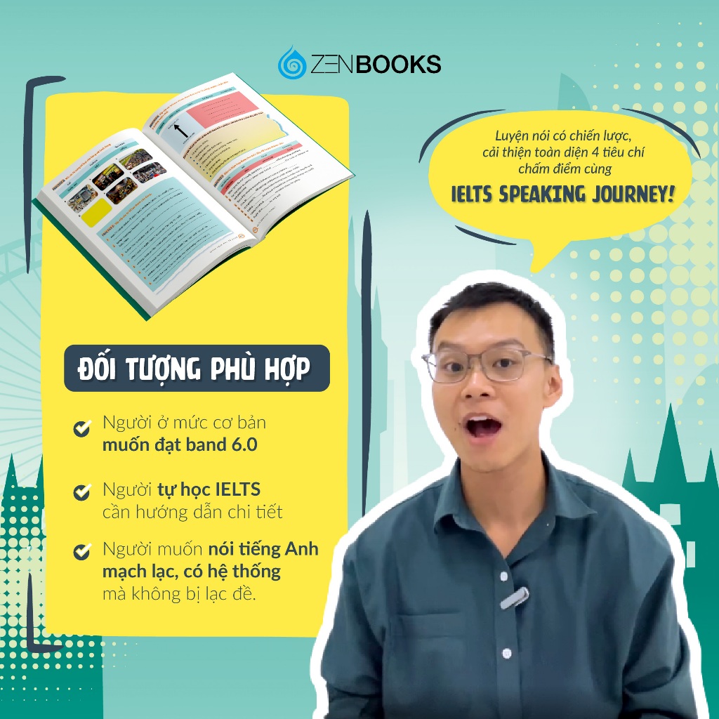 COMBO Sách Lộ Trình Tự Học IELTS Writing & Speaking Từ Cơ Bản Đến Band 6.0