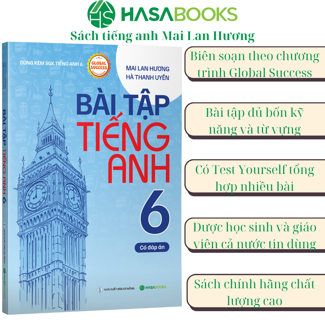 Combo Học Giỏi Tiếng Anh 6 Global Success (Có Đáp Án) - Mai Lan Hương
