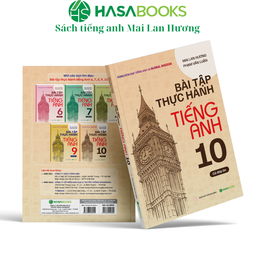 Combo 2 Cuốn Bài Tập + Thực Hành Tiếng Anh 10 Global Success (Có Đáp Án)
