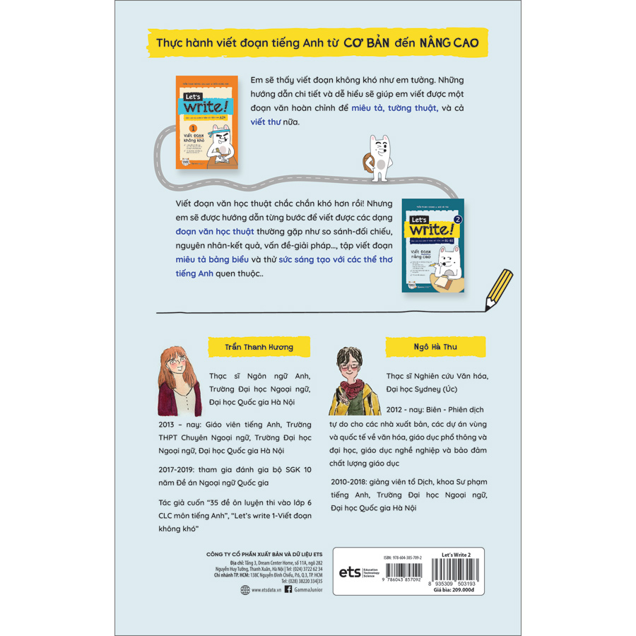 Let’s Write 2 – Viết Đoạn Nâng Cao (*** Sách Bản Quyền ***)