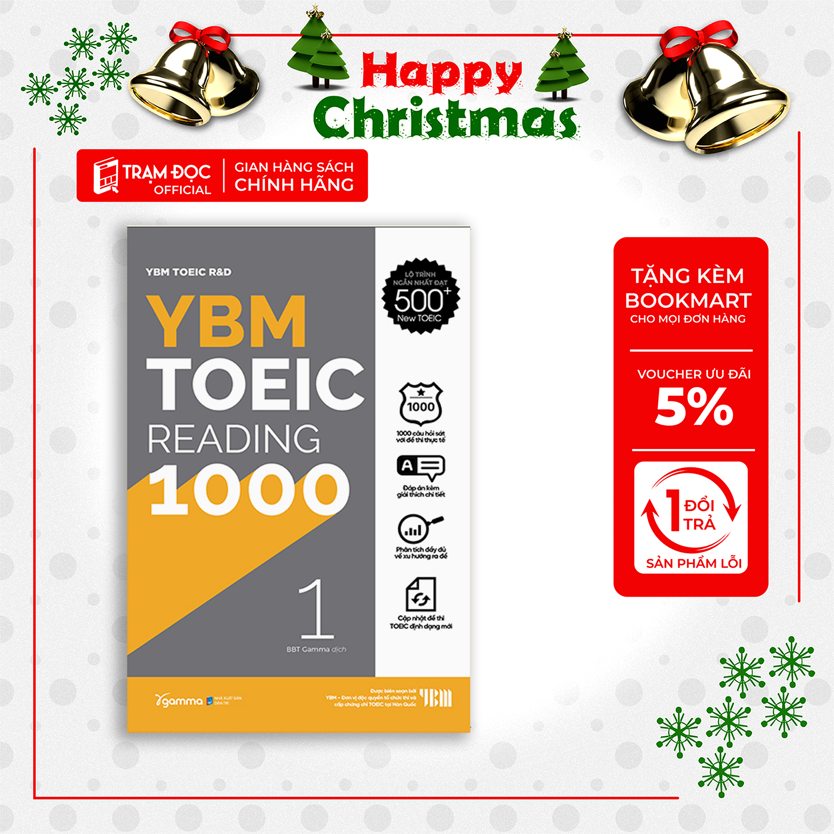 Trạm Đọc Official | YBM Toeic Reading 1000 - Vol 1