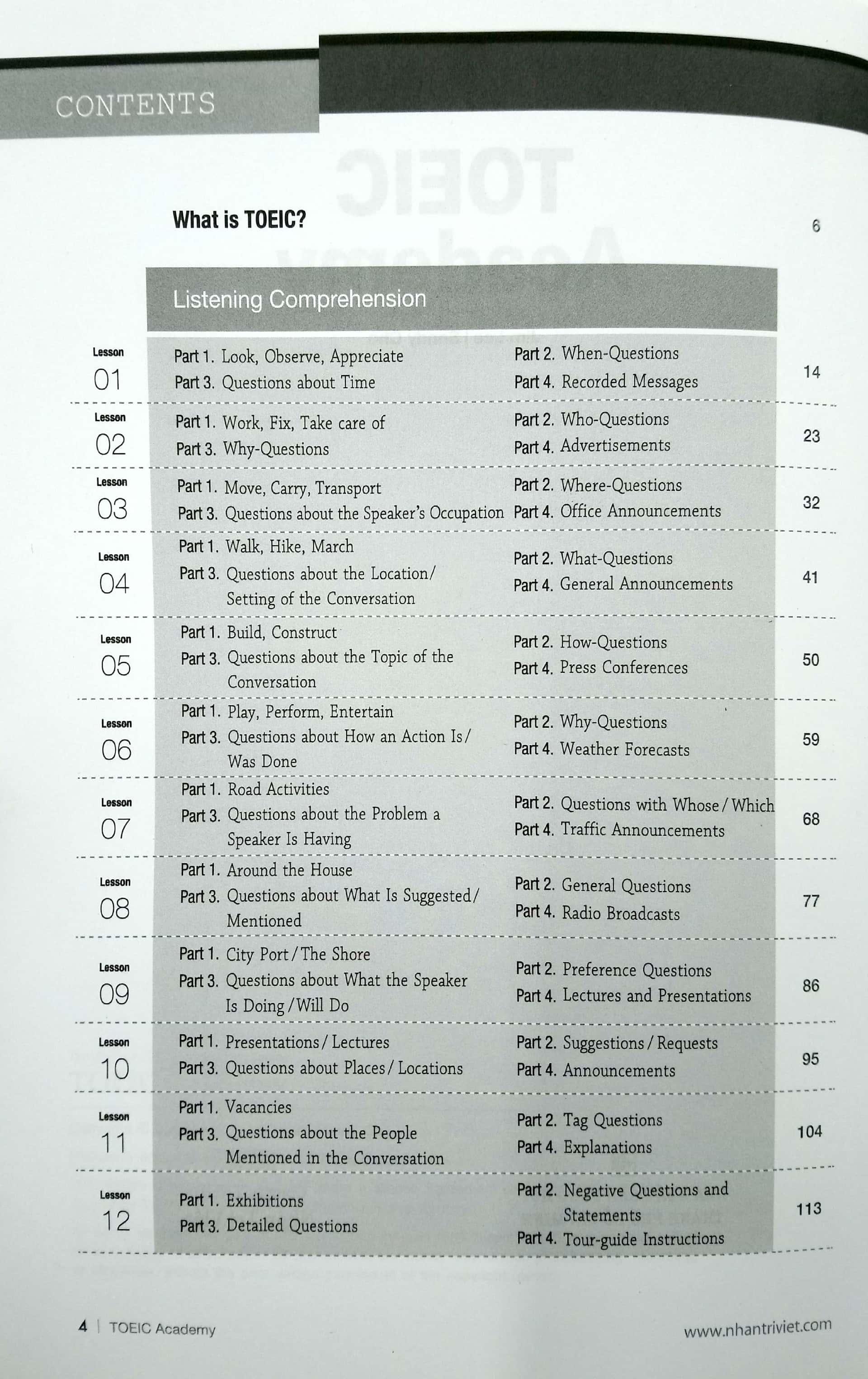 TOEIC Academy (Kèm CD)