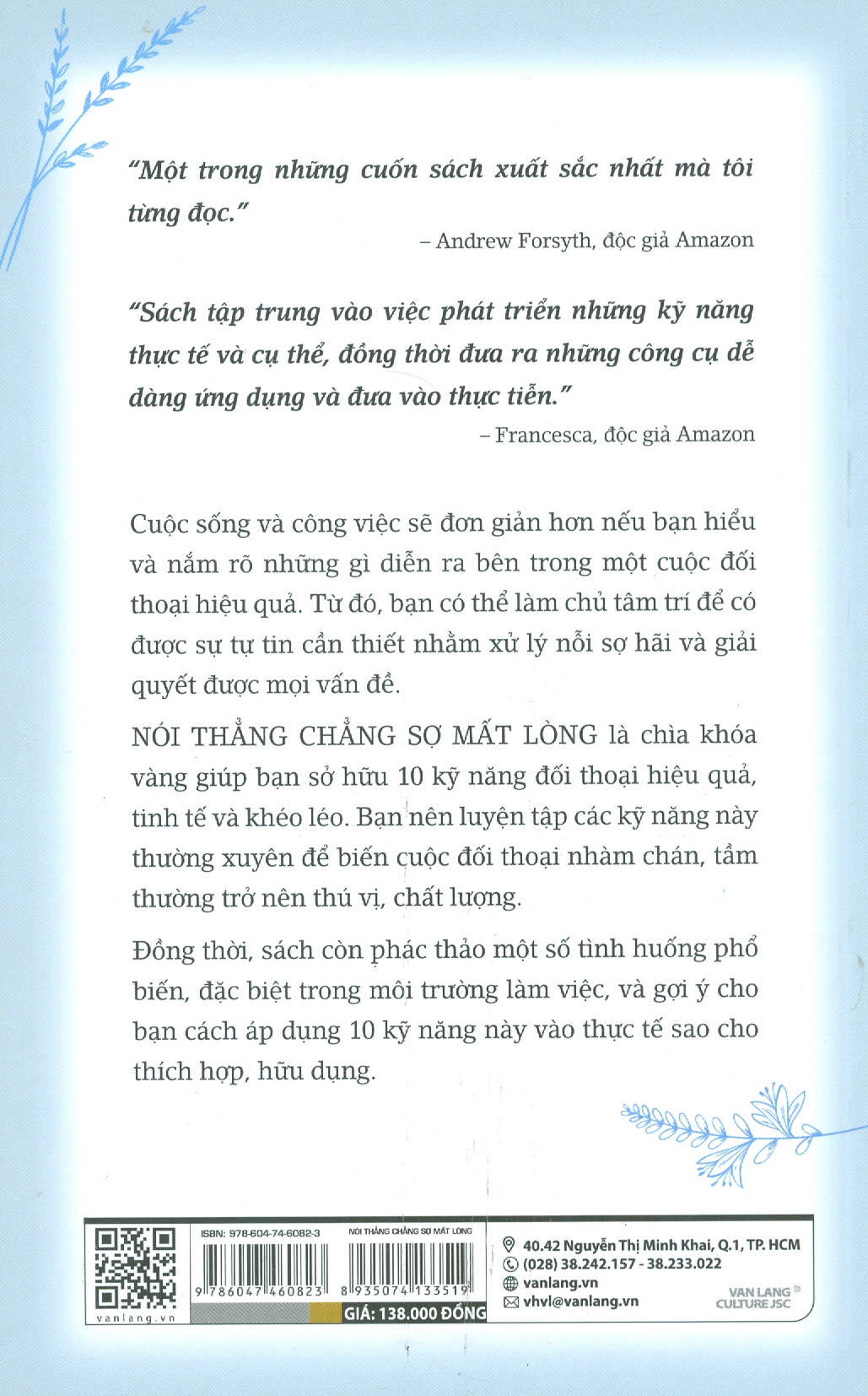 Nói Thẳng Chẳng Sợ Mất Lòng (Say It and Solve It) - Cách Nói Và Giải Quyết Vấn Đề Hiệu Quả