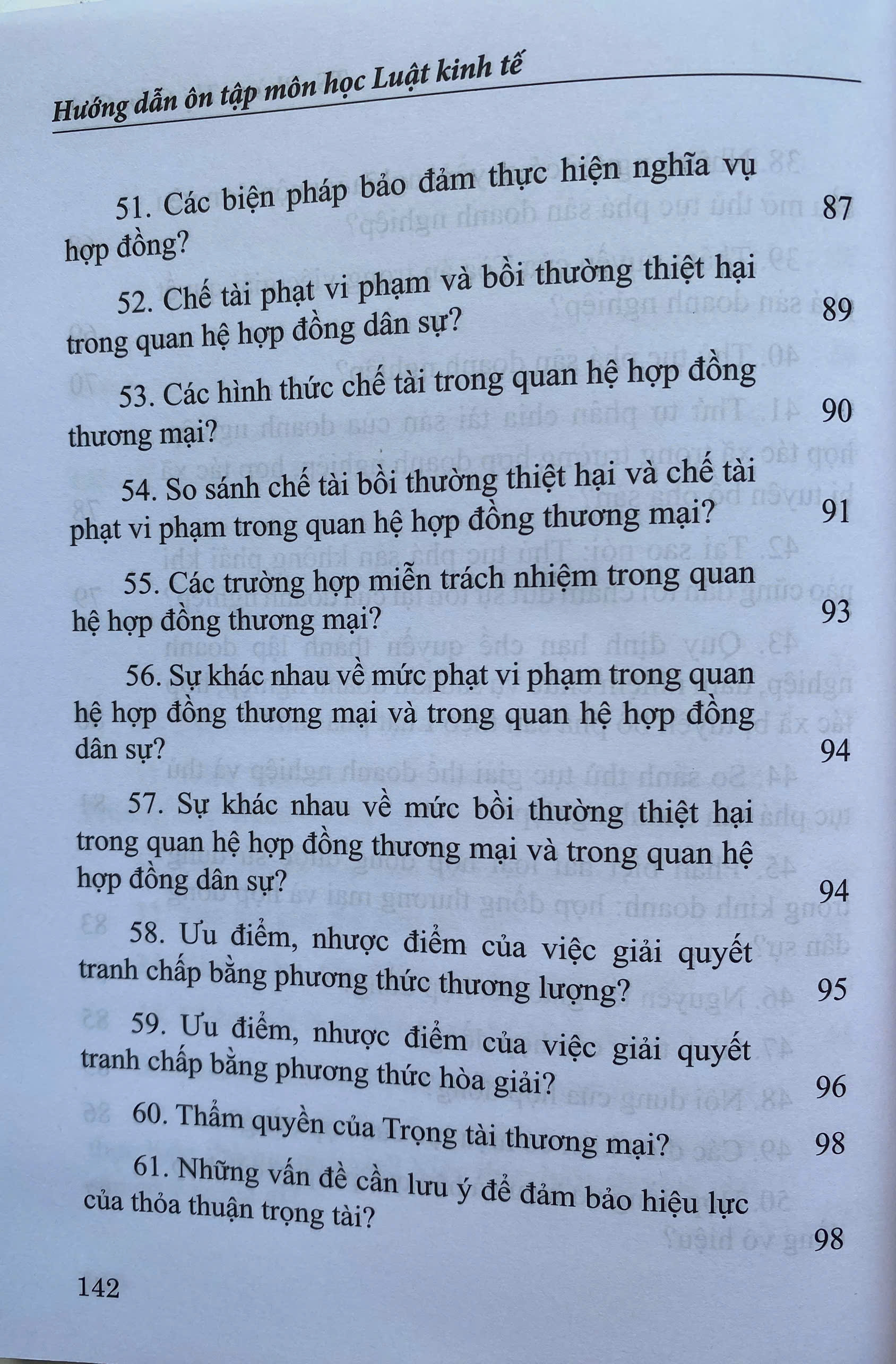 Hướng Dẫn Ôn Tập Môn Học Luật Kinh Tế