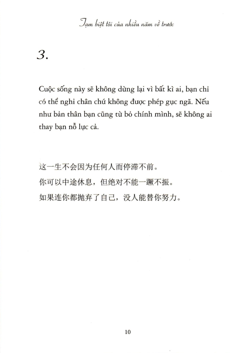 再见了, 多年前的我 - Tạm Biệt Tôi Của Nhiều Năm Về Trước (Song Ngữ Việt - Trung) - SKY