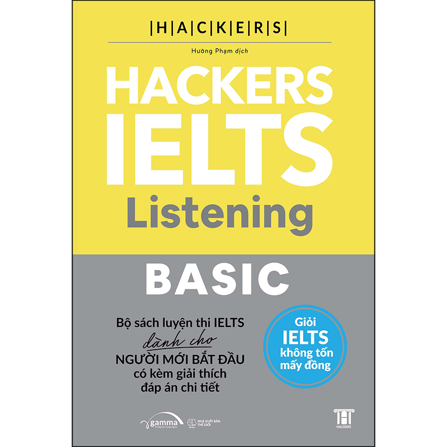 Hackers IELTS Basic - Listening (*** Sách Bản Quyền ***)