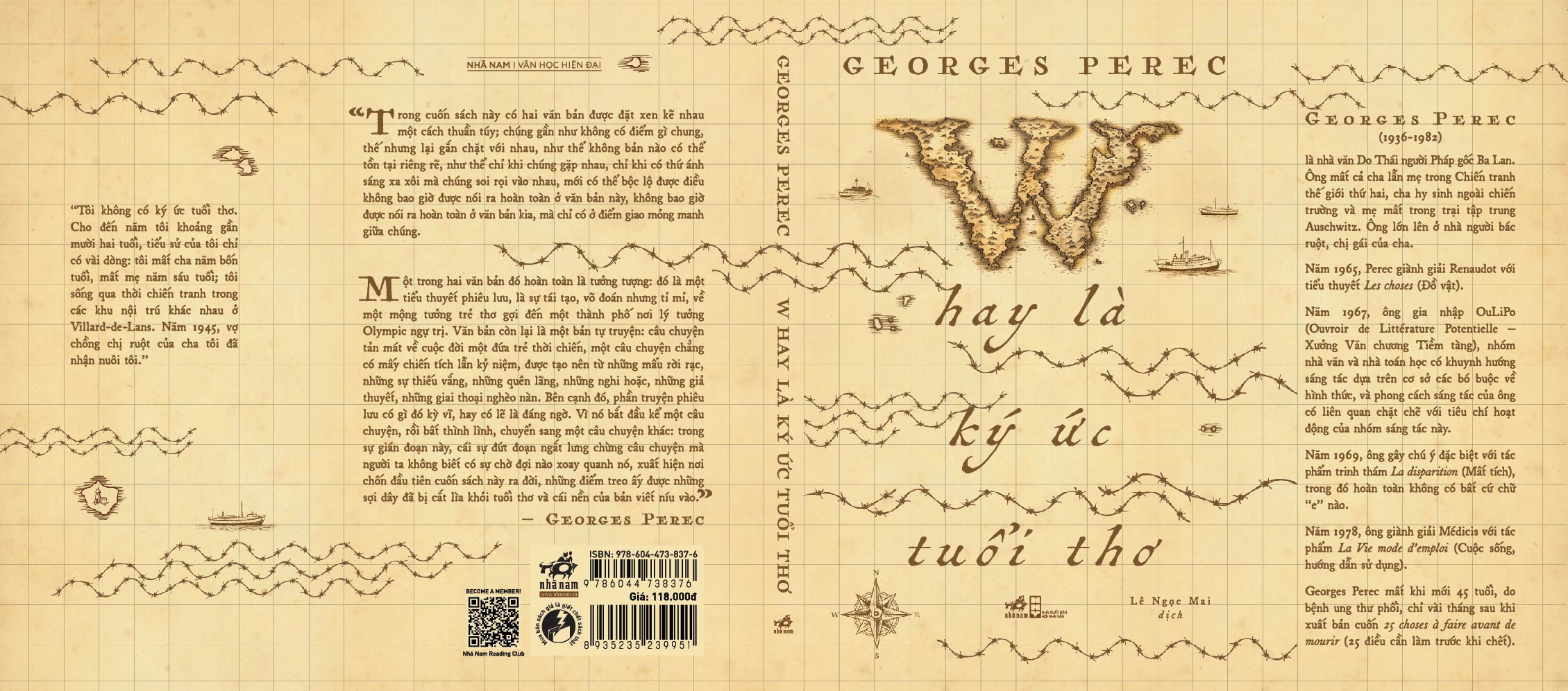 Sách - W hay là ký ức tuổi thơ (Georges Perec) - Nhã Nam Official