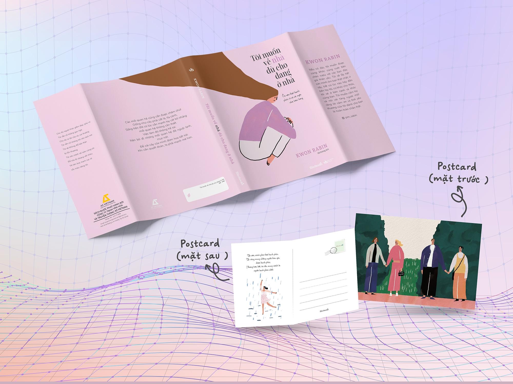 Cuốn sách: Tôi Muốn Về Nhà Dù Cho Đang Ở Nhà - Tặng Kèm Postcard