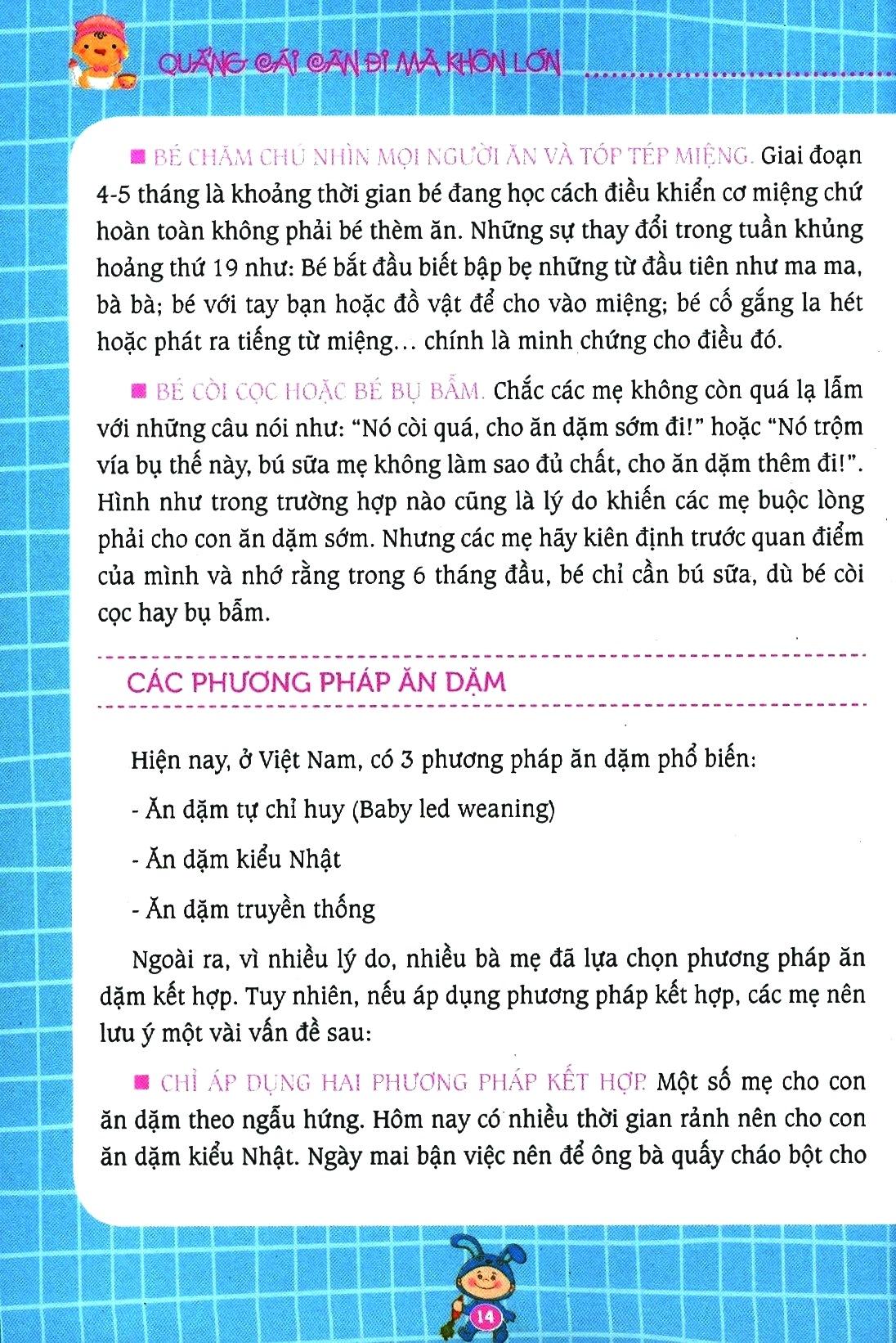 Cẩm Nang Ăn Dặm Bé Tự Chỉ Huy Của Mẹ Việt - Quẳng Cái Cân Đi Mà Khôn Lớn