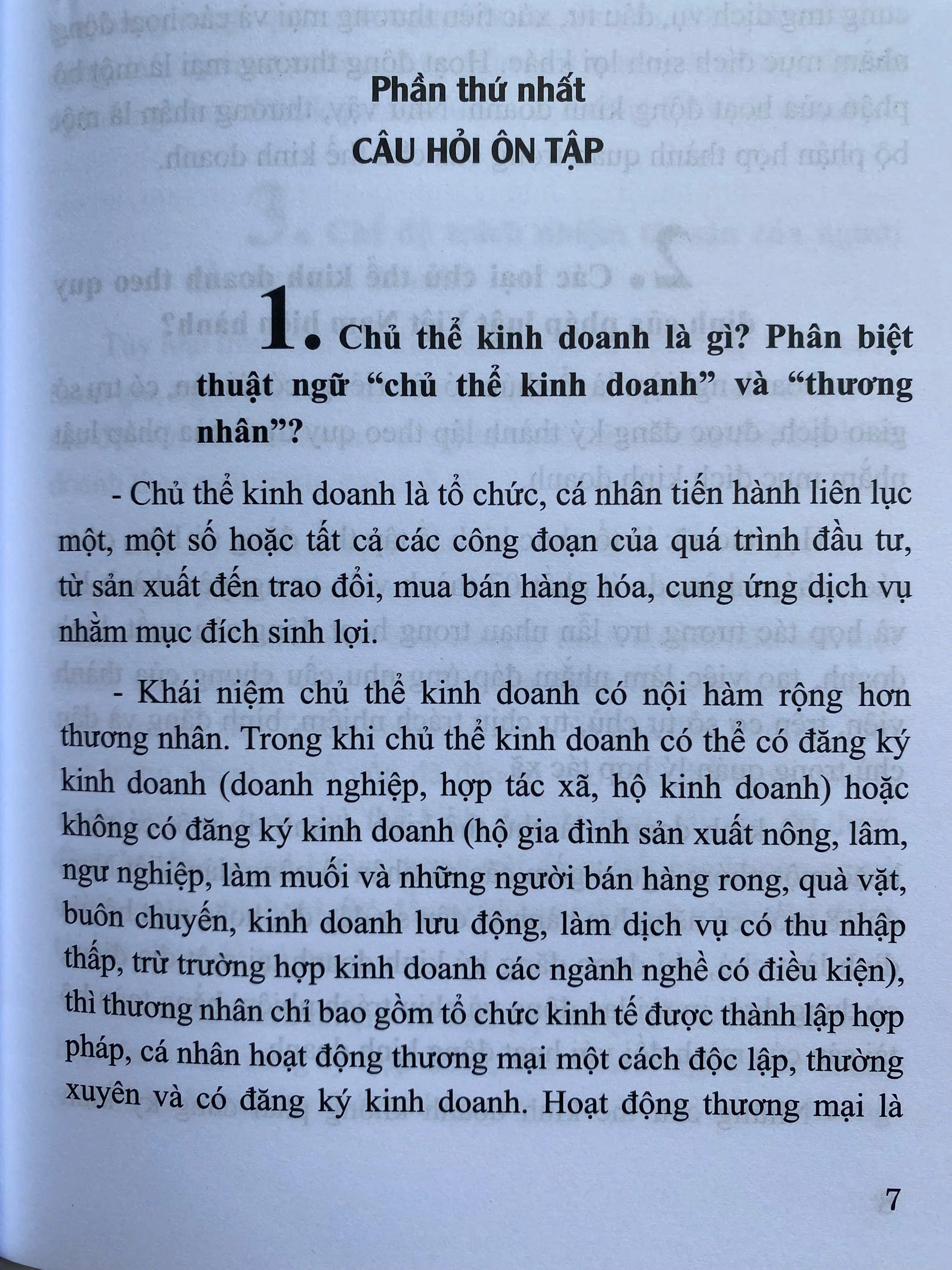 Hướng Dẫn Ôn Tập Môn Học Luật Kinh Tế