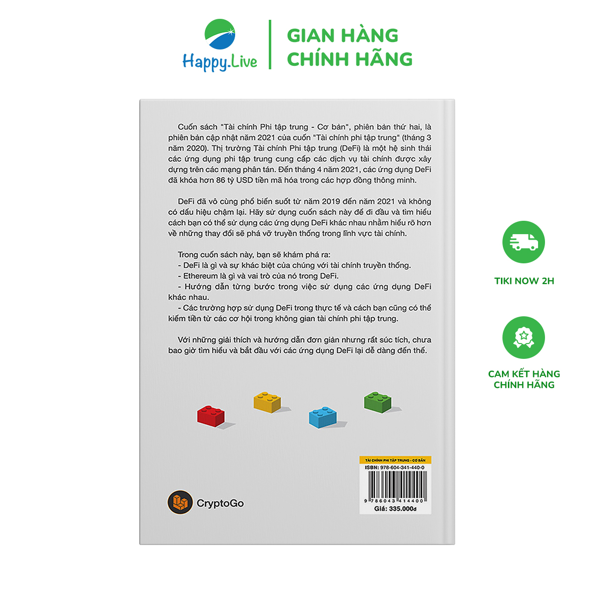 Sách Tài chính Phi tập trung Cơ bản - How to Defi Beginner - Happy Live