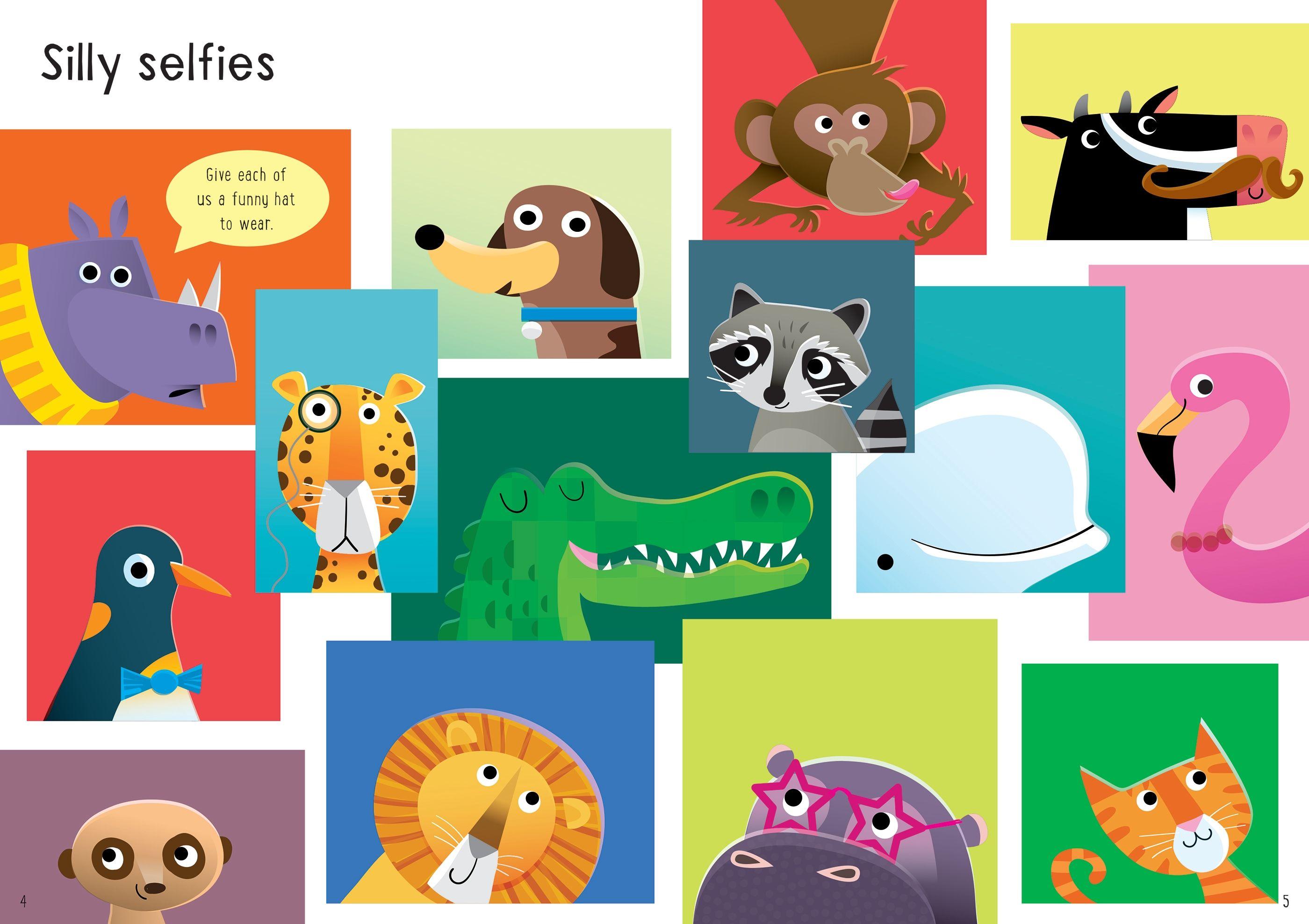 Little First Stickers Funny Hats