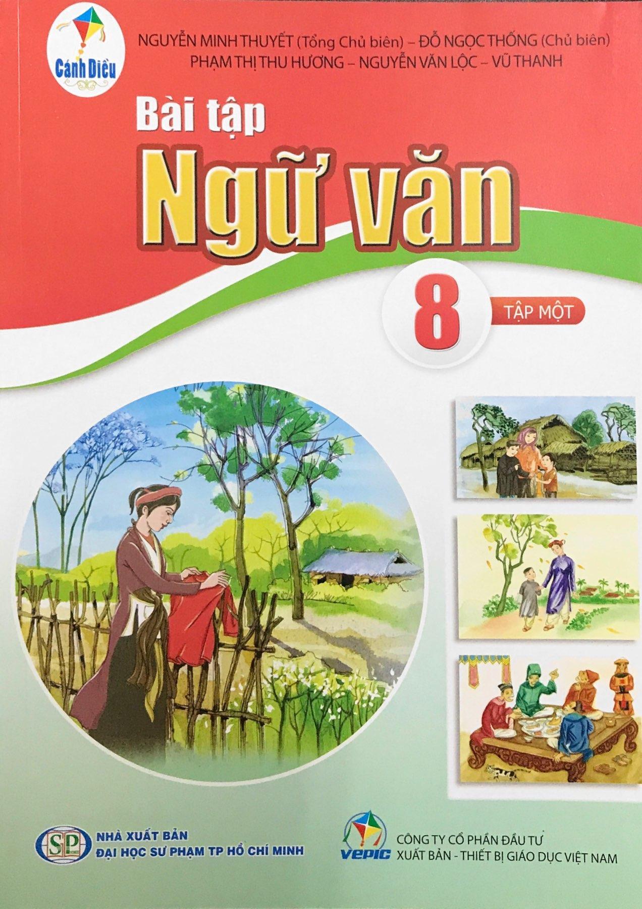 Sách - Bài Tập Ngữ Văn 8 - Tập 1 (Cánh Diều) (Chuẩn)