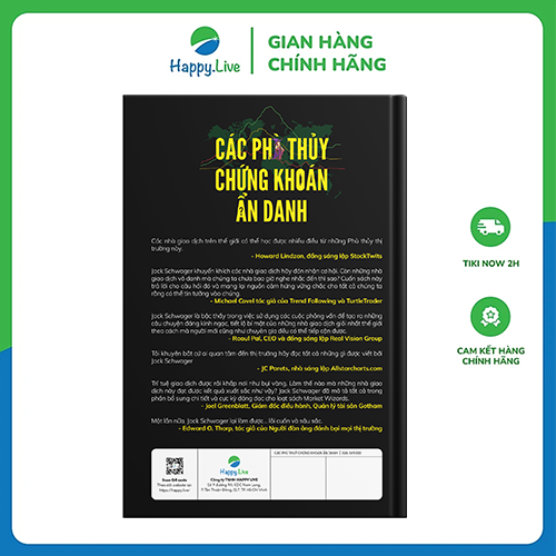 Sách Các phù thủy chứng khoán ẩn danh - Các Trader ma thuật mà bạn chưa từng nghe qua - Happy Live