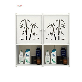 Tủ kệ nhà tắm_ Kệ treo nhà tắm TK04 _ Tủ Đôi