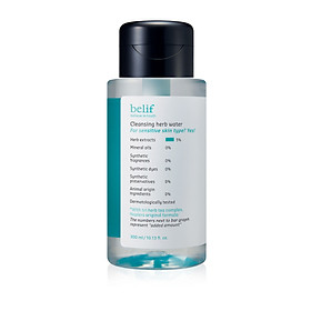 Nước tẩy trang thảo mộc làm sạch sâu Belif Cleansing Herb Water 300ml