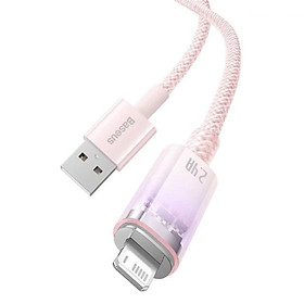 Cáp sạc nhanh tự ngắt Baseus Explorer Series 2 USB to iP 2.4A CATS- hàng chính hãng