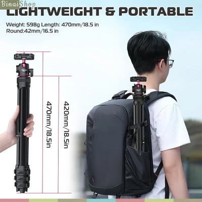 Ulanzi TT51 - Chân Đế Di Động Dành Cho Máy Ảnh, Điện Thoại, Tải Trọng 1.3 Kg - Hàng chính hãng