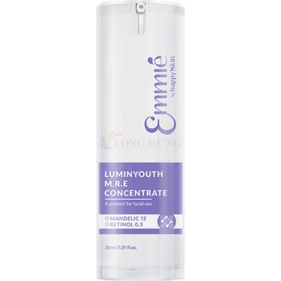 Tinh chất trẻ hóa ban đêm Emmié By Happyskin 12% Mandelic Acid + 0.3% Retinol (30ml) - Hàng chính hãng