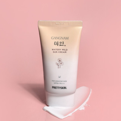 Kem chống nắng cấp nước dành cho da khô Pretty Skin Gangnnam Min Watery Mild Sun Cream