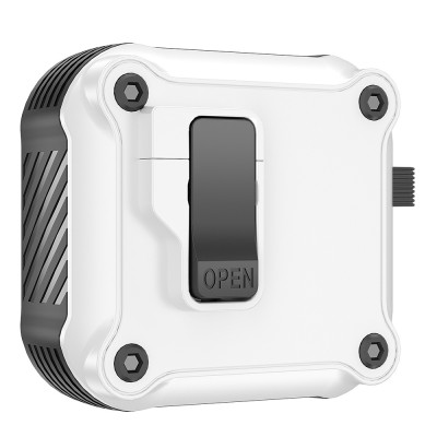 Case vỏ ốp dành cho tai nghe Airpods 1 2 3 4 Airpods Pro Airpod Pro 2 có khoá chống rơi 2 lớp cao cấp - Hàng chính hãng