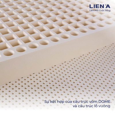 ĐỆM CAO SU LIÊN Á CLASSIC cao 5cm- Giường Đôi - Cao Su Thiên Nhiên 100%