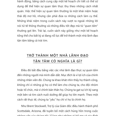 Nghệ Thuật Lãnh Đạo Tận Tâm