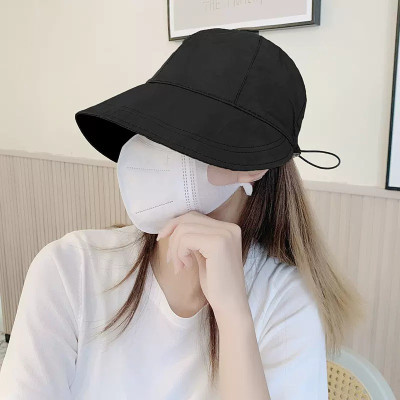 Mũ chống nắng  nửa đầu Hàn Quốc có nút  đeo khẩu trang, nón vành rộng có túi  để khẩu trang , dây  rút điều chỉnh kích thước  giúp chống nắng, chống gió, che nắng phong cách thời trang hiện đại , trẻ trung