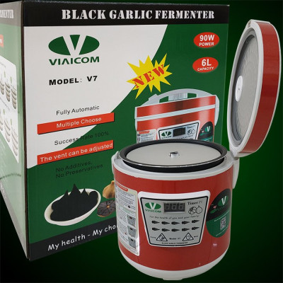 Máy làm tỏi đen VIAICOM V7 Đỏ - Công nghệ Nhật Bản - Hàng chính hãng