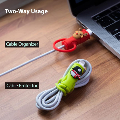 Cable Protector-Maru Penguin hàng chính hãng Bone