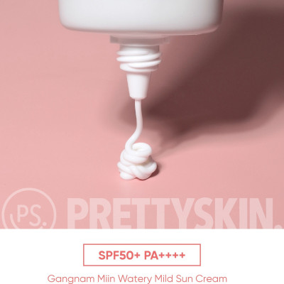Kem chống nắng cấp nước dành cho da khô Pretty Skin Gangnnam Min Watery Mild Sun Cream