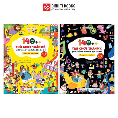 Sách - 140++ Trò Chơi Thần Kỳ, Phát Triển Trí Não Toàn Diện - Dành Cho Trẻ 3-9 Tuổi - Đinh Tị Books