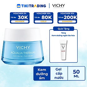 Kem dưỡng ẩm và cung cấp nước dạng gel Vichy Aqualia Thermal Cream-Gel 50ml